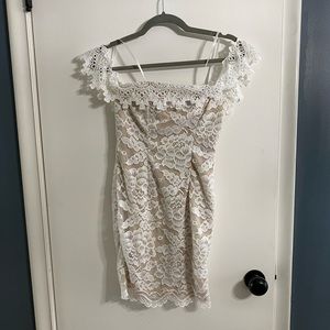 Ivory lace dress
